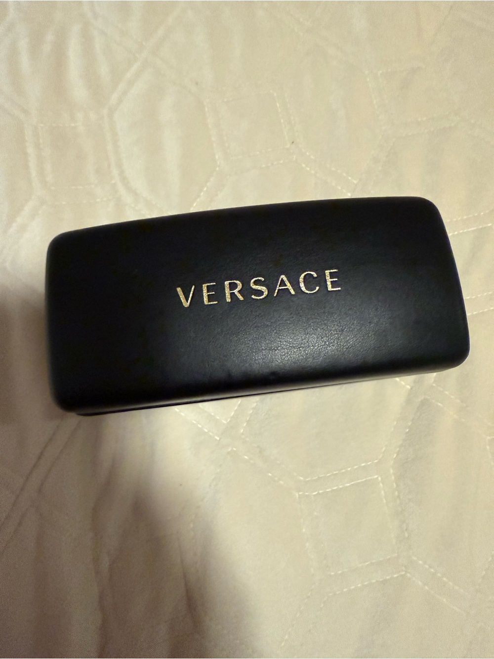 Versace Black and Gold Eyewear Case